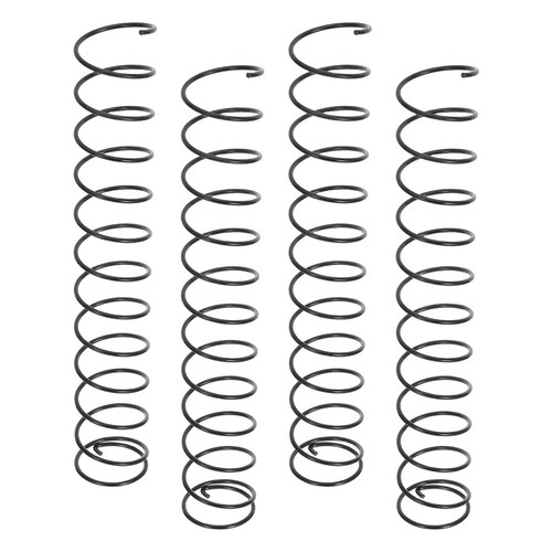 Black steel coil pusher - steel, spring