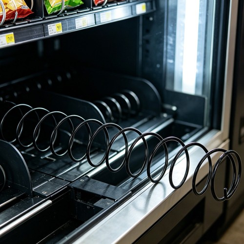 Coil pusher spring vending - pusher,